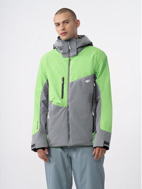 4F 4F Slidinėjimo striukė 4FAW23TTJAM286 Pilka Regular Fit