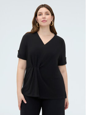 Fiorella Rubino Fiorella Rubino T-Shirt G05ZL008978N033 Czarny A-Line Fit