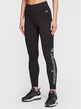 Champion Champion Legginsy Tonal Script Logo 115490 Czarny Slim Fit