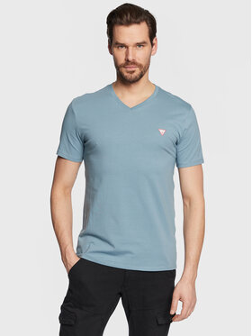 Guess Guess T-Shirt Core M2YI32 J1311 Niebieski Slim Fit