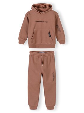 minoti minoti Zestaw 29FLEECE259 Brązowy Regular Fit