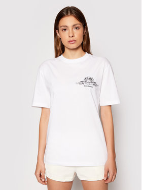 Juicy Couture Juicy Couture T-Shirt Crest Tee JCWC121085 Biały Regular Fit