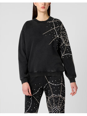 PHILIPP PLEIN PHILIPP PLEIN Bluza 29851 Czarny Regular Fit