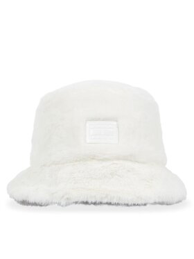 Tommy Jeans Tommy Jeans Skrybėlė Tjw Fuzzy Rev. Bucket Hat AW0AW15459 Écru