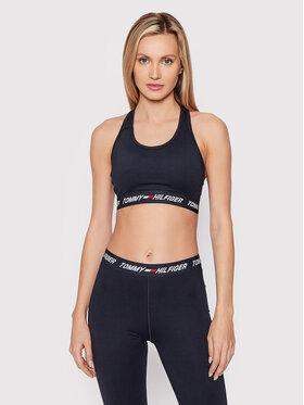 Tommy Hilfiger Tommy Hilfiger Podprsenkový top Mid Intensity S10S101112 Tmavomodrá