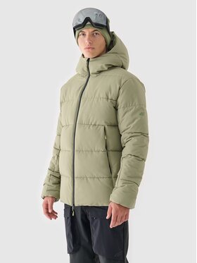 4F 4F Kurtka narciarska 4FWAW24TTJAM580 Zielony jasny Regular Fit