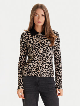 Morgan Morgan Cardigan 252-MBOLEO Bej Regular Fit