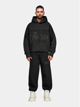 MADE BY SOCIETY MADE BY SOCIETY Spodnie materiałowe WANE Pants - P17504 Czarny Basic Fit
