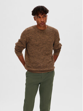 Selected Homme Selected Homme Maglione 16059390 Marrone Regular Fit