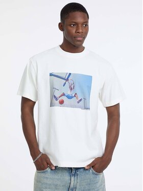 Guess Jeans Guess Jeans T-Shirt 180060 Bílá Classic Fit