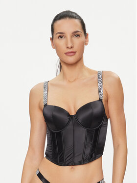 Guess Guess Biustonosz top Naomi O4RC03 WEUY0 Czarny