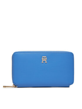 Tommy Hilfiger Tommy Hilfiger Portofel Mare de Damă Iconic Tommy Large Za AW0AW16009 Albastru