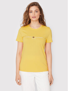 mustard tommy hilfiger t shirt