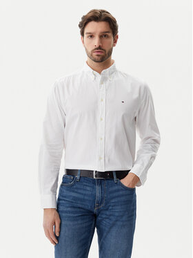 Tommy Hilfiger Tommy Hilfiger Πουκάμισο Core Flex MW0MW39988 Λευκό Regular Fit
