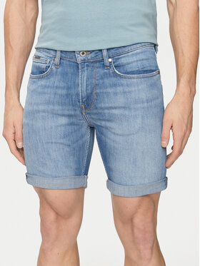 Pepe Jeans Pepe Jeans Džínové šortky Slim Short PM801080MN8 Modrá Slim Fit
