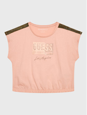 Guess Guess T-shirt J3GI11 K8HM3 Ružičasta Boxy Fit