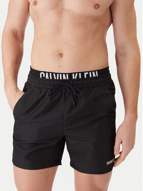 Calvin Klein Swimwear Calvin Klein Swimwear Szorty kąpielowe LV00N61015 Czarny Regular Fit