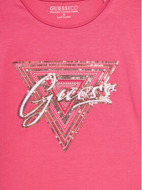 Guess T-shirt J4GI21 K6YW4 Ružičasta Boxy Fit