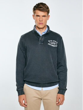 BIG STAR BIG STAR Bluza JULIAN Czarny Basic Fit