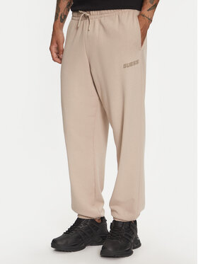 Guess Guess Pantaloni trening Emis Z4YB00 KAIJ1 Bej Relaxed Fit