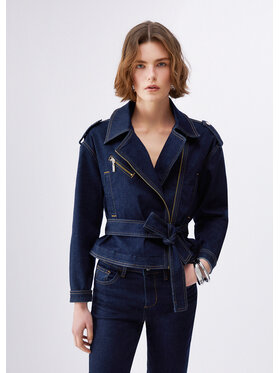 Liu Jo Liu Jo Kurtka jeansowa UA6095D492577000 Błękitny Regular Fit
