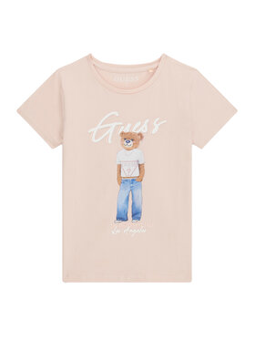 Guess Guess Тишърт J6GI04 K6YW4 Розов Regular Fit