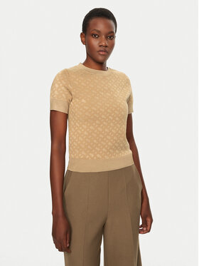 BOSS BOSS Pullover 50542290 Beige Regular Fit