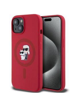 KARL LAGERFELD KARL LAGERFELD Etui na telefon Apple iPhone 15 Czerwony