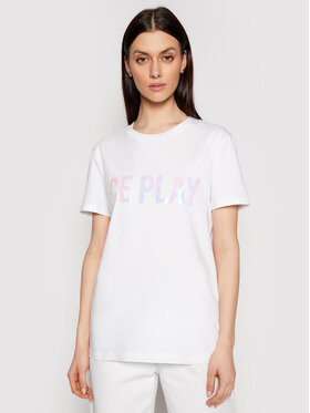 Ice Play Ice Play T-Shirt 21E U2M0 F026 P400 1101 Weiß Regular Fit