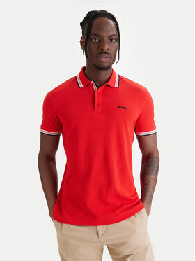 BOSS BOSS Polo marškinėliai Paddy 50469055 Raudona Regular Fit
