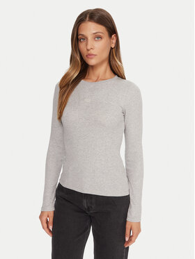 Guess Jeans Guess Jeans Blusa W5BP01 KA0H1 Grigio Slim Fit