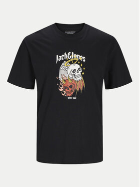 Jack&Jones Majica Seven Skull 12262491 Črna Regular Fit