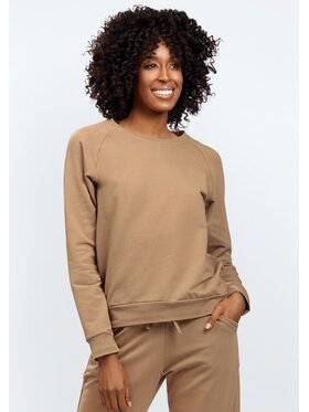 DKaren Sport DKaren Sport Bluza Wenezja Brązowy Slim Fit