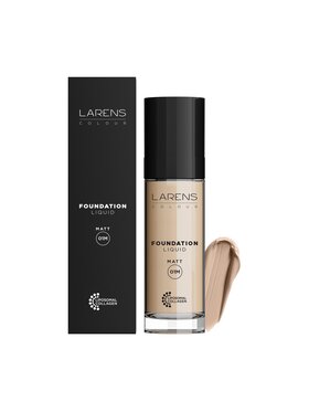 Larens Larens Pielęgnacyjny rozświetlający Liquid Foundation MATT Podkład 01M