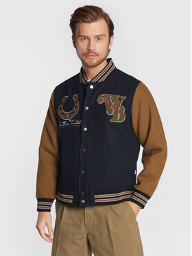 Woodbird Woodbird Bundy bomber Kip Club 2246-901 Tmavomodrá Regular Fit