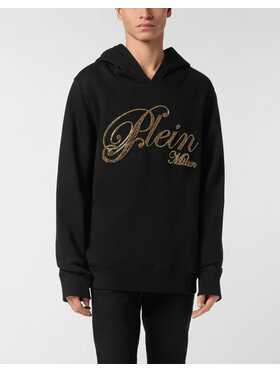 PHILIPP PLEIN PHILIPP PLEIN Mikina 26907 Čierna Regular Fit