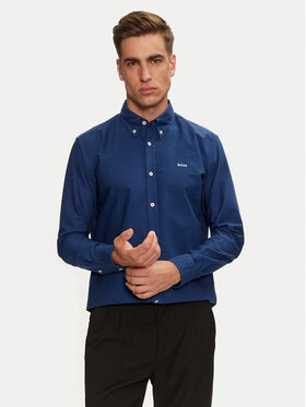 BOSS Boss Cămașă H-Roan 50521996 Albastru Slim Fit
