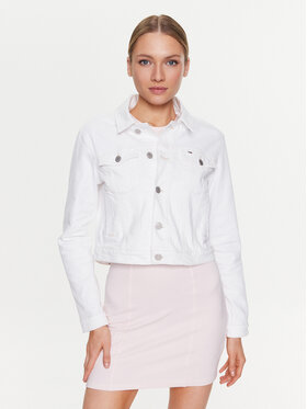 Tommy Jeans Tommy Jeans Giacca di jeans Izzie DW0DW15615 Bianco Regular Fit