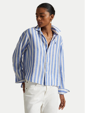 Polo Ralph Lauren Polo Ralph Lauren Marškiniai 211935130008 Mėlyna Relaxed Fit