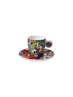 Goebel Goebel Filiżanka do espresso Billy The Artist - Evolution of Love II Kolorowy