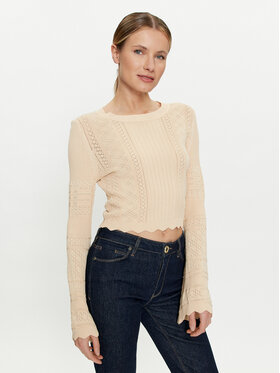 Guess Guess Sweater Adaline W4GR08 Z2U00 Bézs Regular Fit