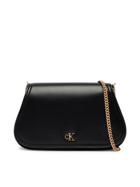 Calvin Klein Calvin Klein Ročna torba Ck Curved Wallet On Chain LV04F1153G Črna