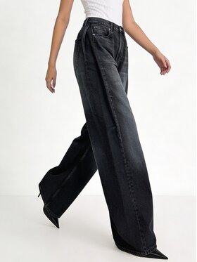 MissDenim MissDenim Jeansy Baggy Czarny Boyfriend Fit