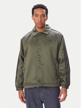 adidas adidas Übergangsjacke 3 Stripes Satin HZ3804 Hellbraun Loose Fit