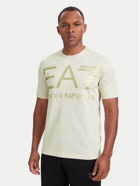 EA7 Emporio Armani EA7 Emporio Armani Tricou 7M002200 AF27188 U1079 Bej Regular Fit