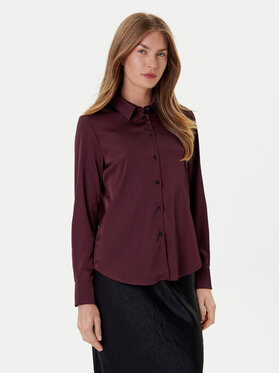 Marella Marella Риза Naples 2525116051 Бордо Regular Fit