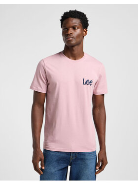 Lee Lee T-Shirt 5401139354241 Różowy Regular Fit