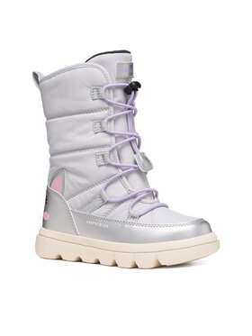 Geox Geox Schneeschuhe J Willaboom Girl B Abx J66HWA 0FUNF C1239 S Hellgrau