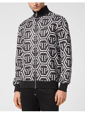PHILIPP PLEIN PHILIPP PLEIN Bluza 20639 Czarny Jegging Fit