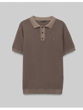 Borgio Borgio Polo dubino_bz Beżowy Classic Fit